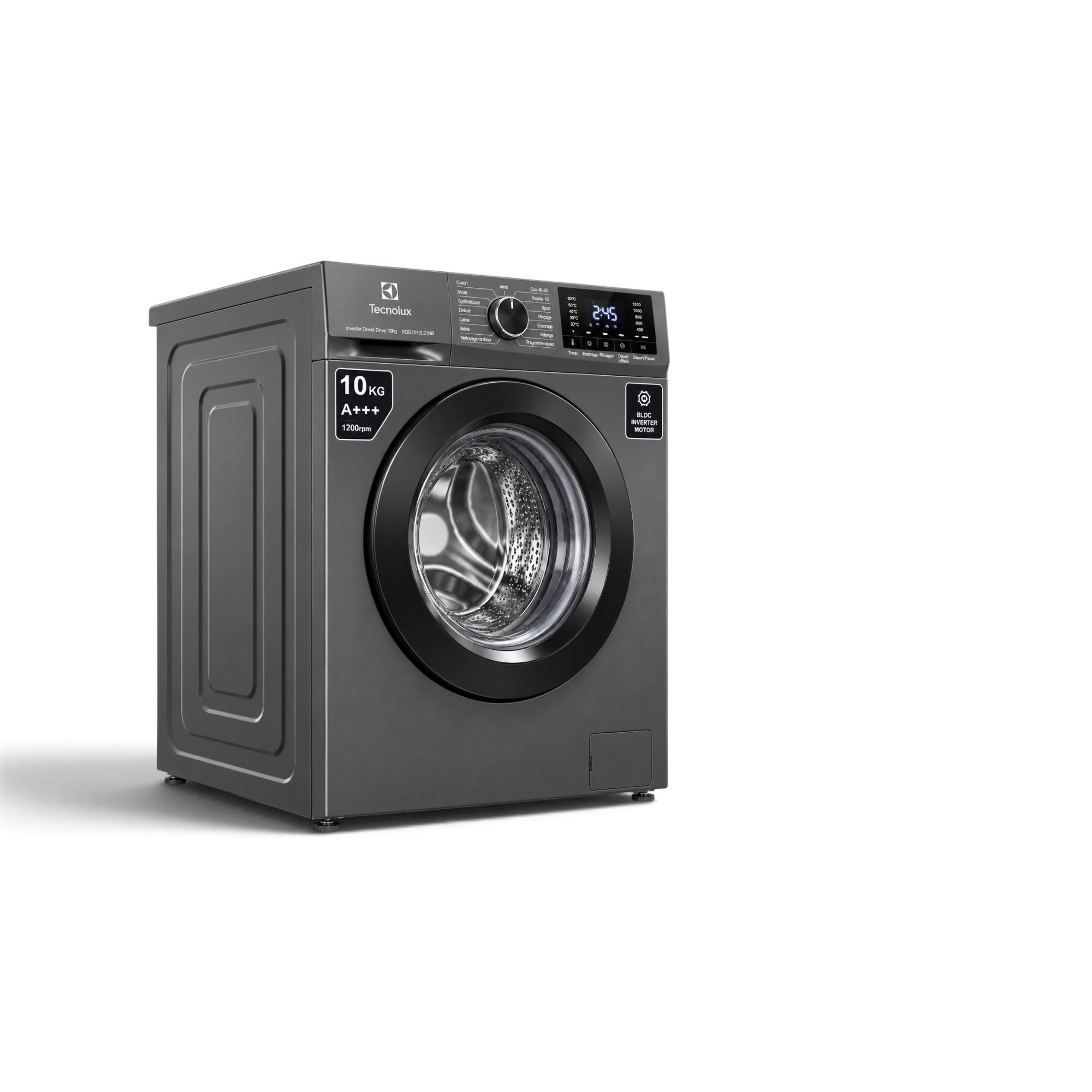 MACHINE À LAVER TECNOLUX 10 KG A+++ INVERTER – 1200 TR/MIN