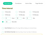 Display Visual Timer Feature Auto Refresh Plus