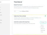 Display Visual Timer Feature Auto Refresh Plus