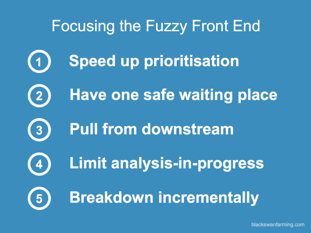 5 steps to focus the fuzzy front end