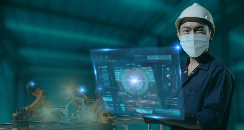 Manufacturing Solution - Full HD Sunset Illustrations for Desktop