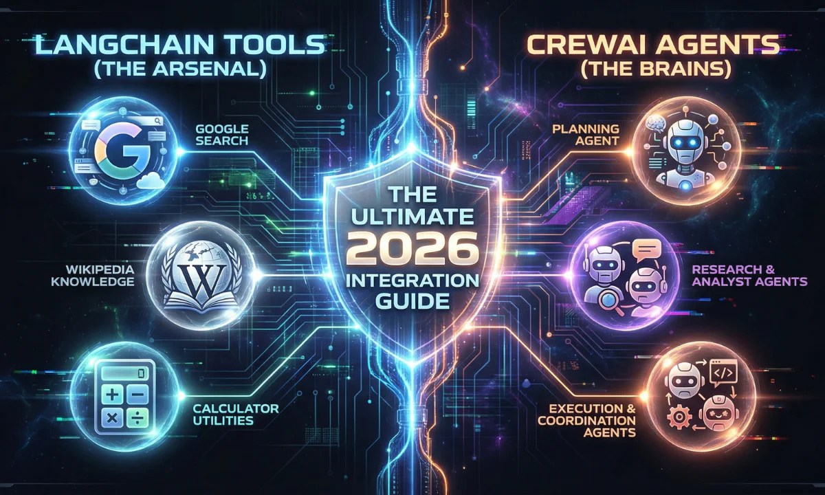 How to Build AI Agents with LangChain and CrewAI (The Complete 2026 Guide)