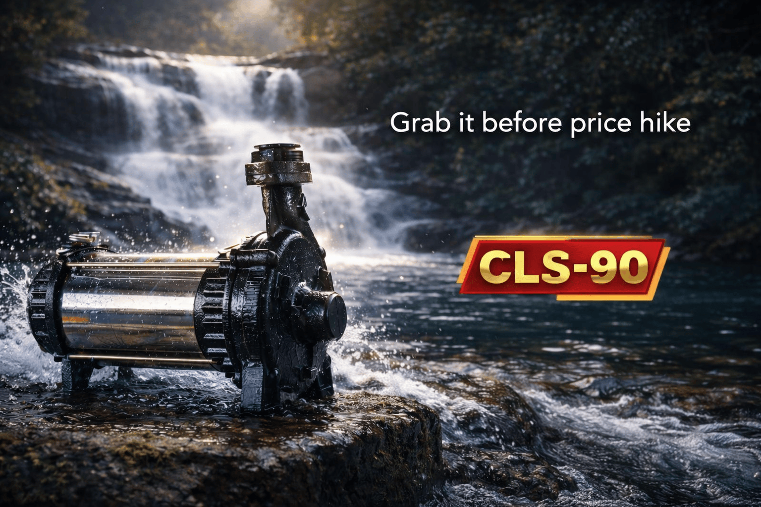 classic 1hp cls 90 openwell submersible with 10 meter cable
