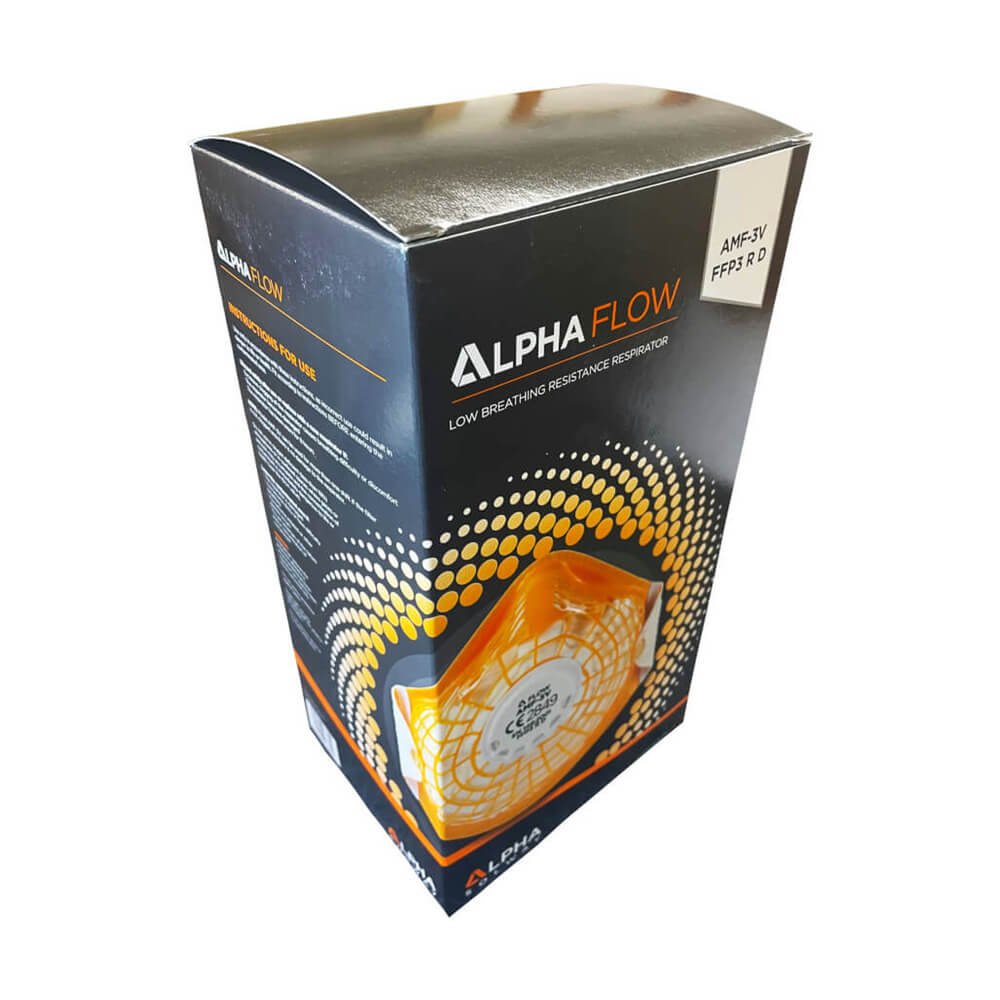 Alpha Flow AMF-3V FFP3 Reusable Face Mask - Box of 10