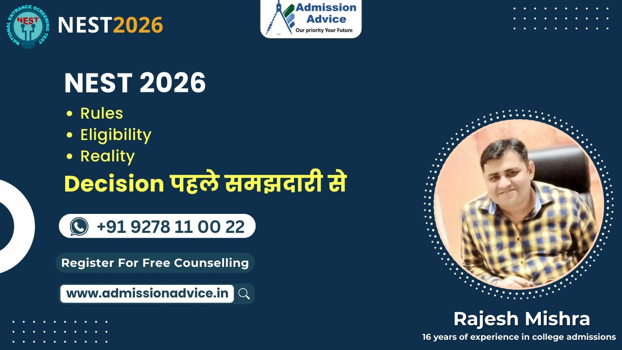 NEST 2026 Eligibility Exam Structure SMAS MAP Rules Admission NEST 2026 Master Blog.webp