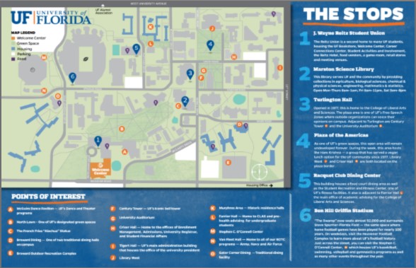 Visit University Of Florida Map 