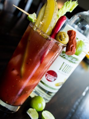 Spicy Dill Pickle Caeser