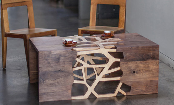 Gradient Matter Modern Wooden Coffee Table Adorable Home