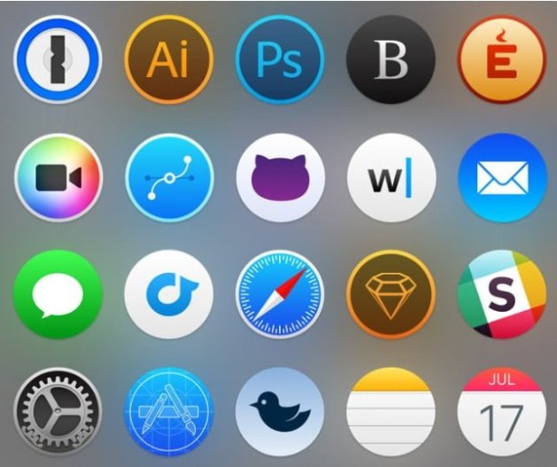 IOS8 inspired icons