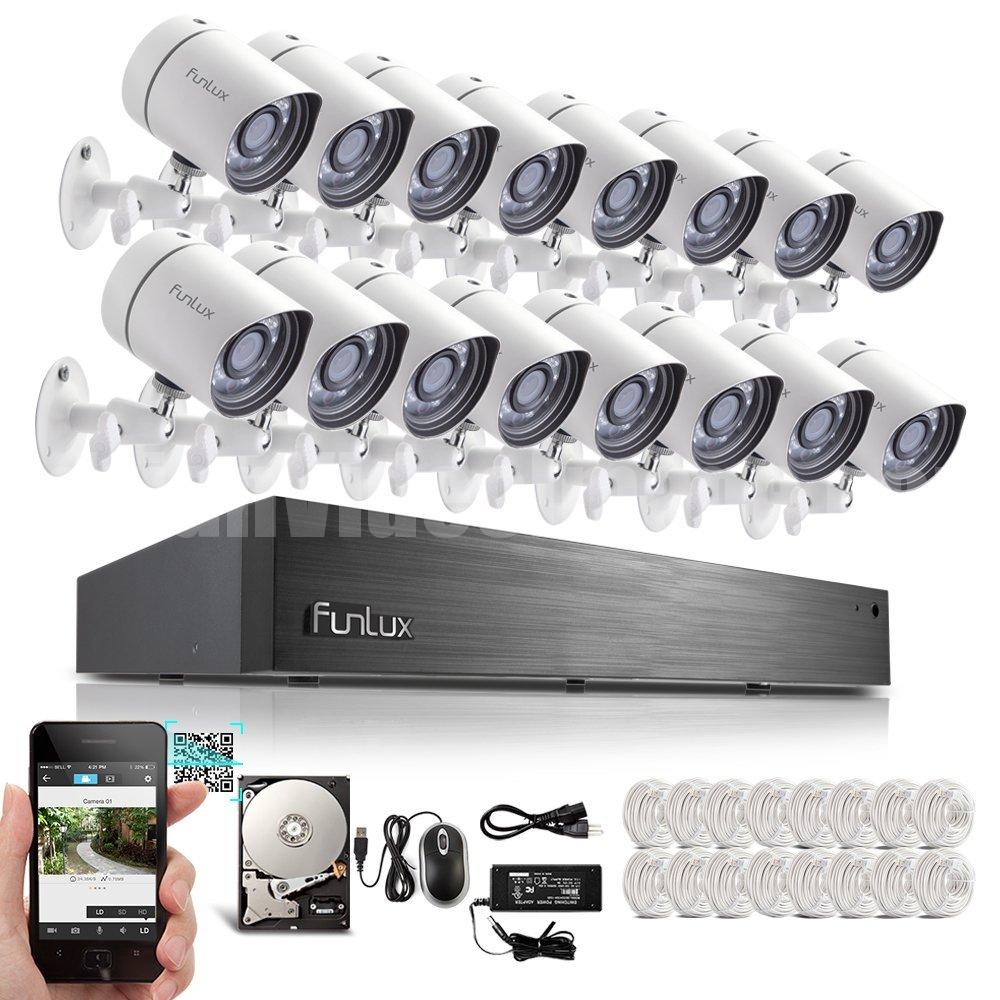 Funlux® 16 Channel PoE NVR Security System Adrian Video Image