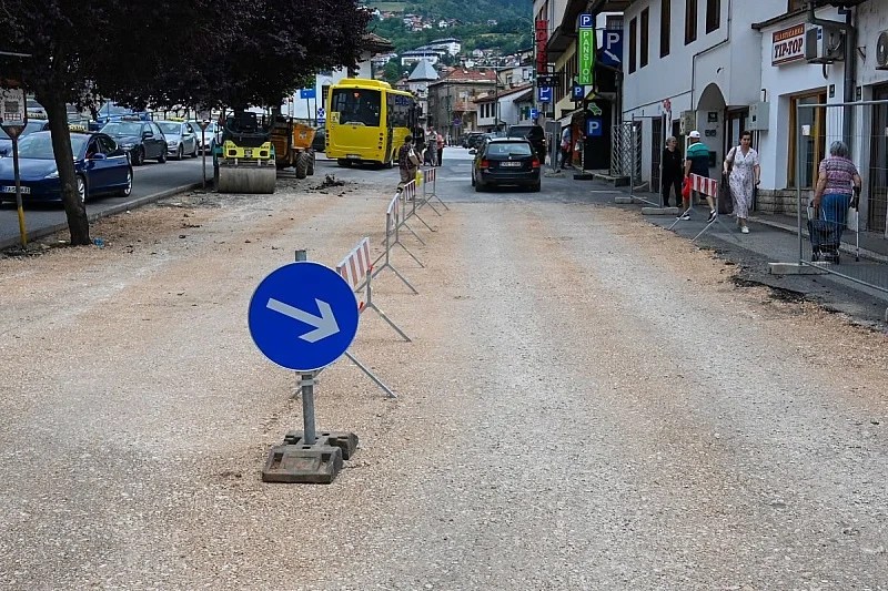 Tokom radova na Baščaršiji pronađene ljudske kosti, slijedi istraga