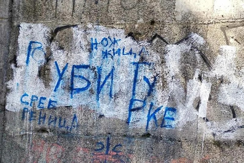 Uznemirujuće poruke ispisane u Bijelom Polju, policija radi na identifikaciji počinioca