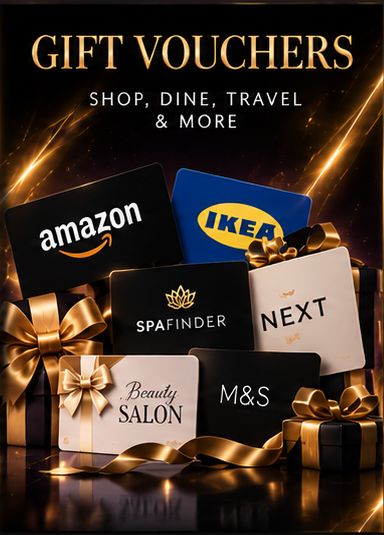 Win gift vouchers – shop, dine, travel and more with top UK brands