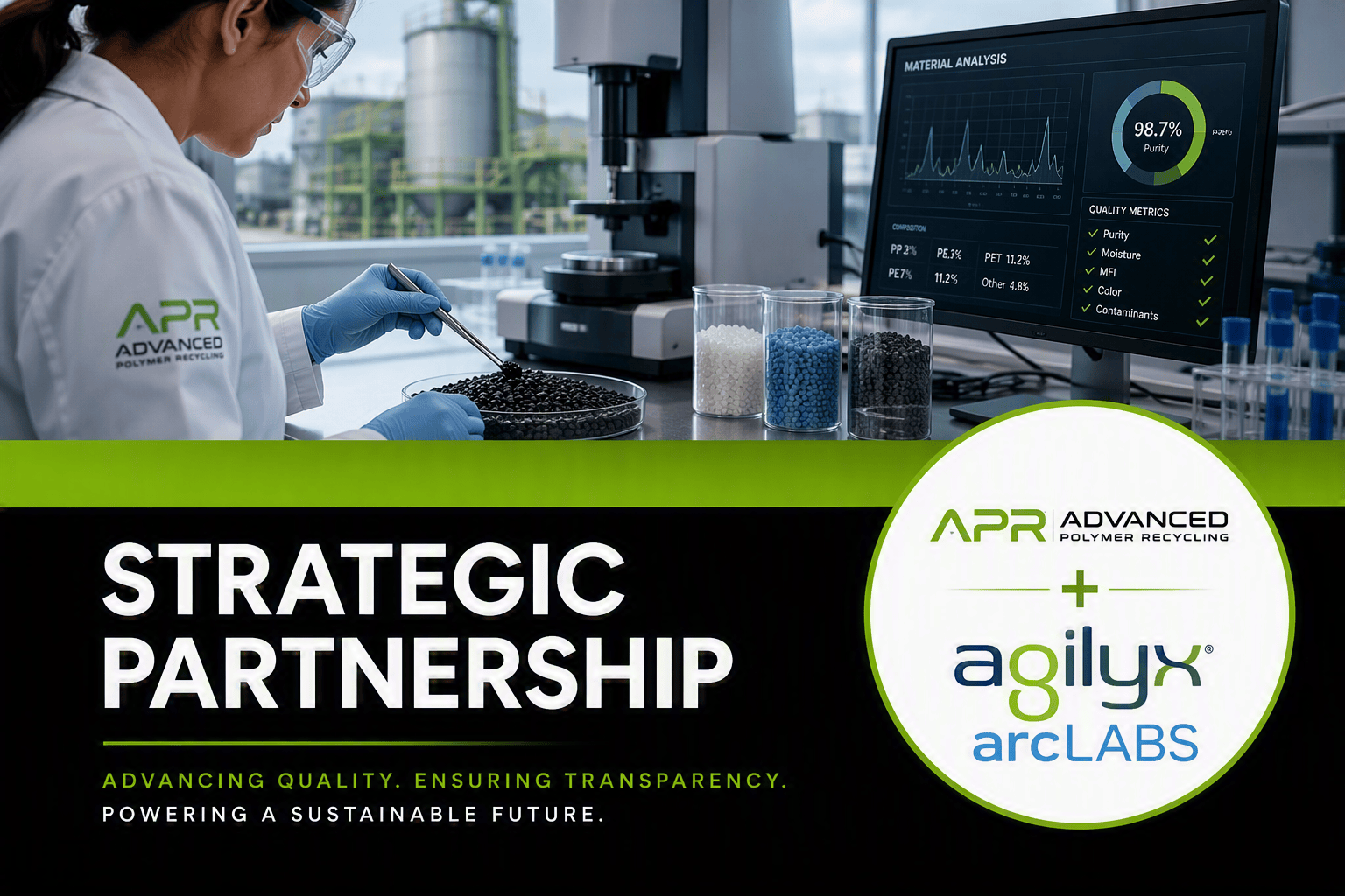 APR Announces Agilyx arcLABS as Preferred Analytical Laboratory Partner