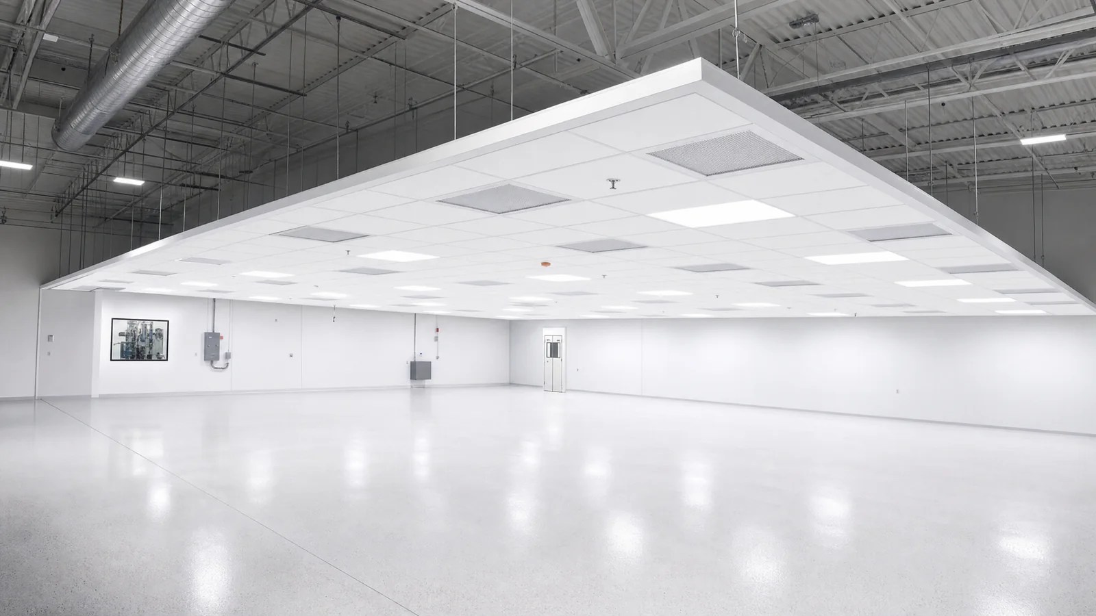Drop-Ceiling modular cleanroom by AEL