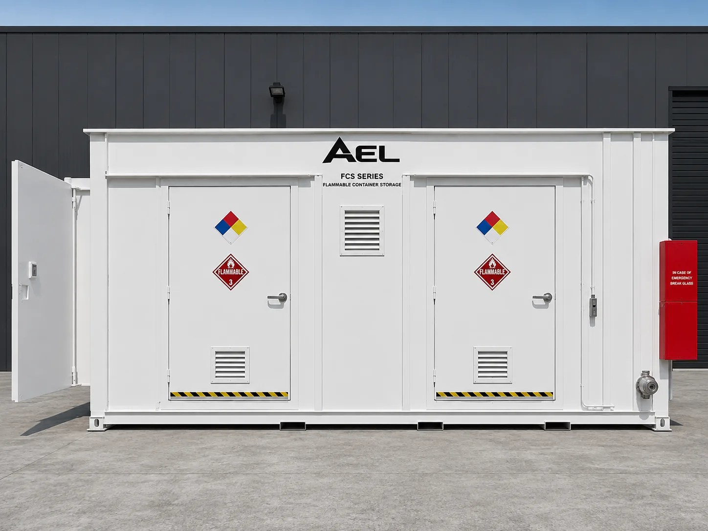 AEL FCS Series flammable container storage enclosure