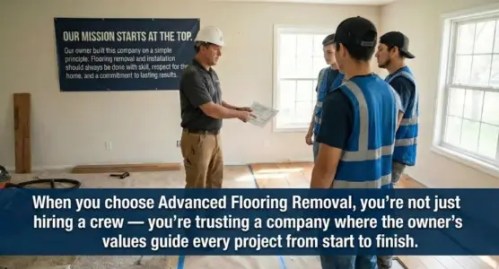 Advanced Flooring Removal team — Jacksonville FL