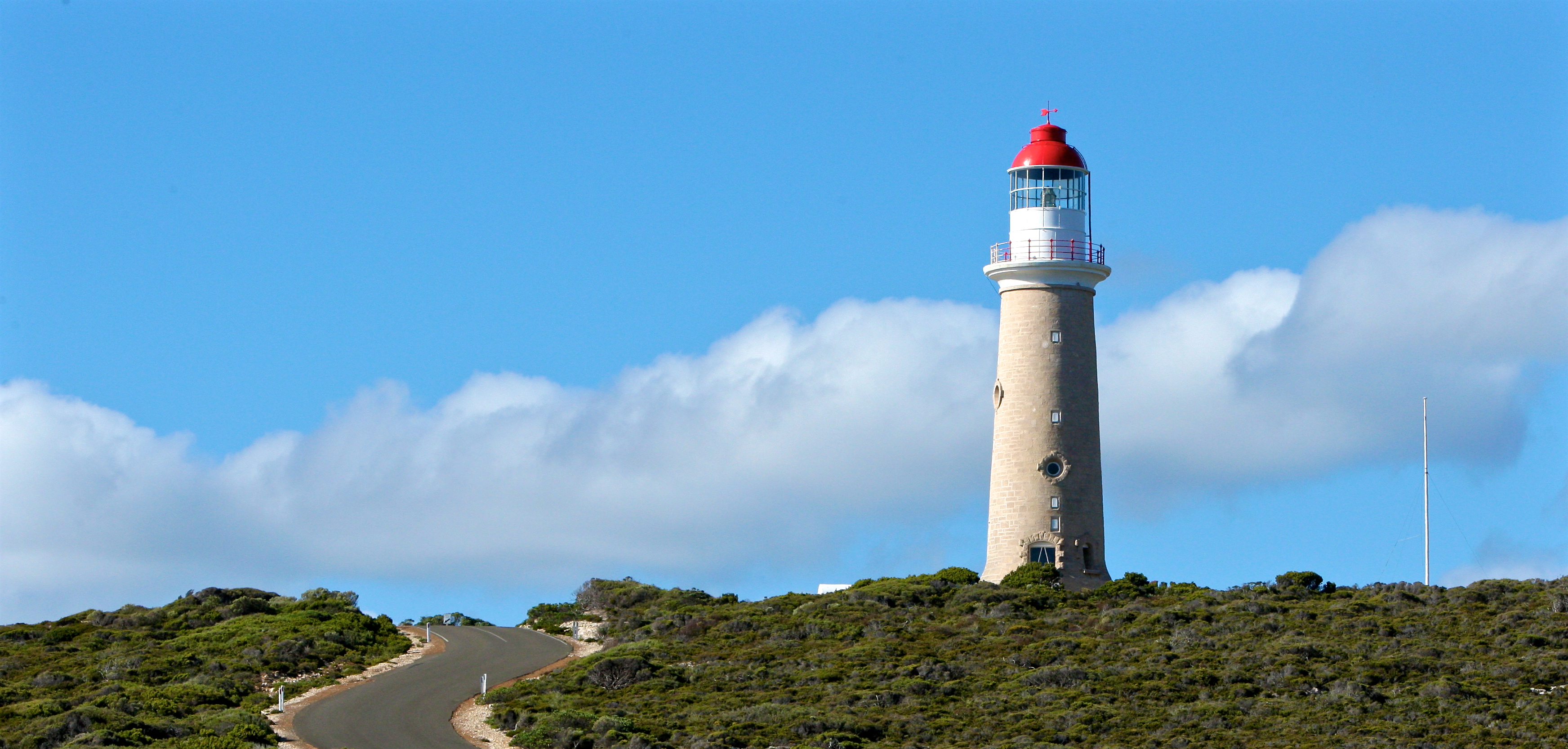 Lighthouse and clouds