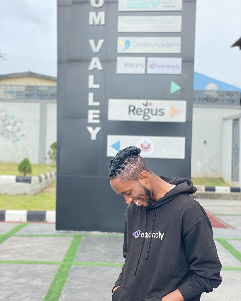 Back when Charles was still figuring things out... hairstyles included.