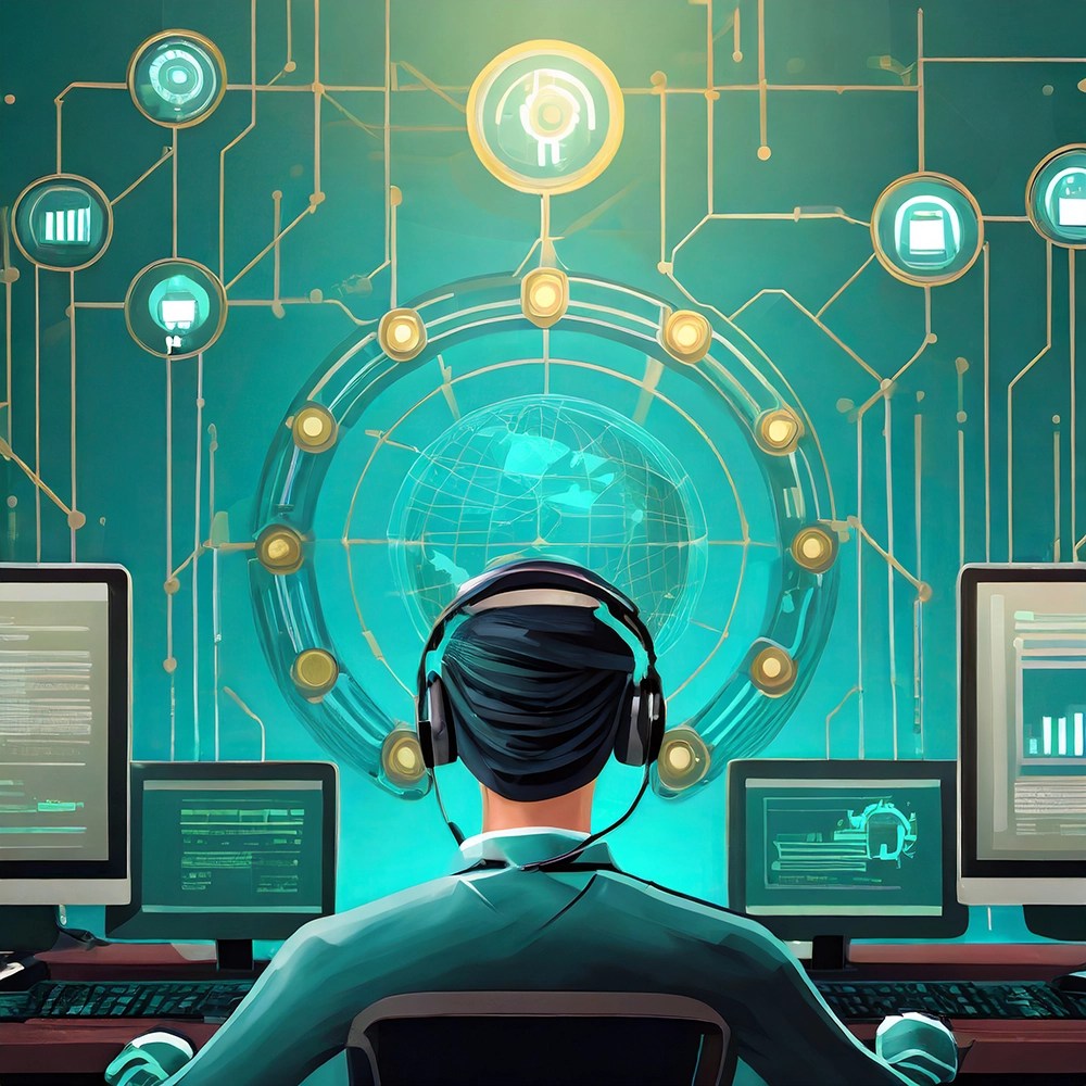 advdyn-com-network monitoring and update with turquoise background concept 9181 ağ izleme ve güncelleme