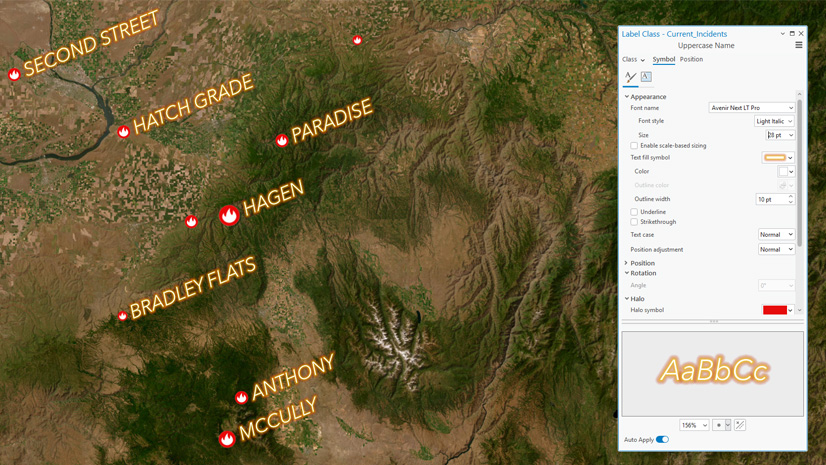 Adventures In Mapping | John Nelson Maps - How to hack shadow and glow into ArcGIS Pro text and labels