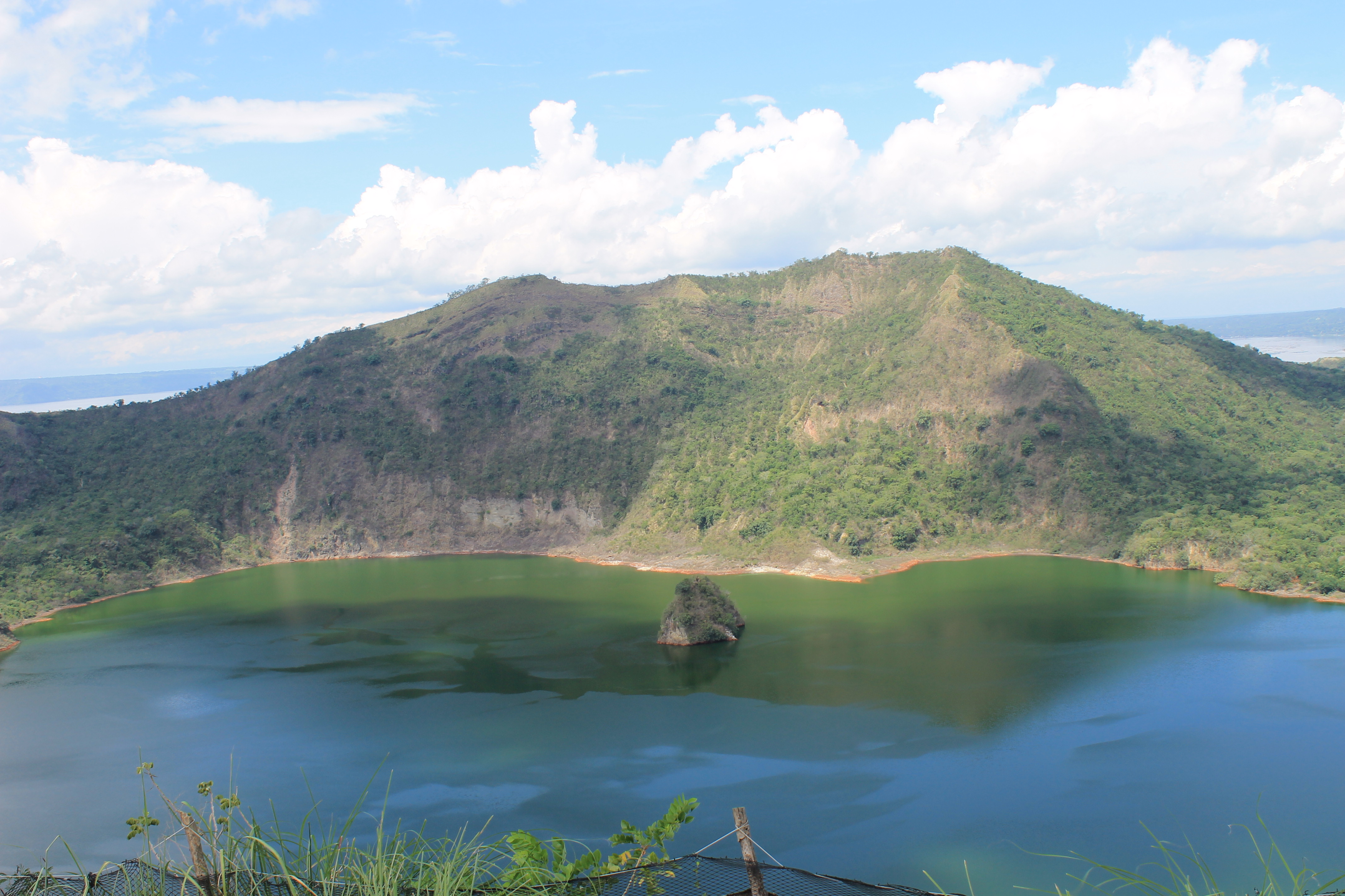 view inside Taal volcano