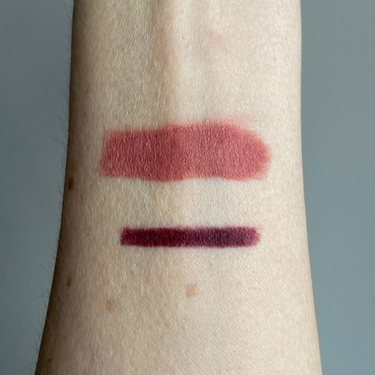 Lip swatches