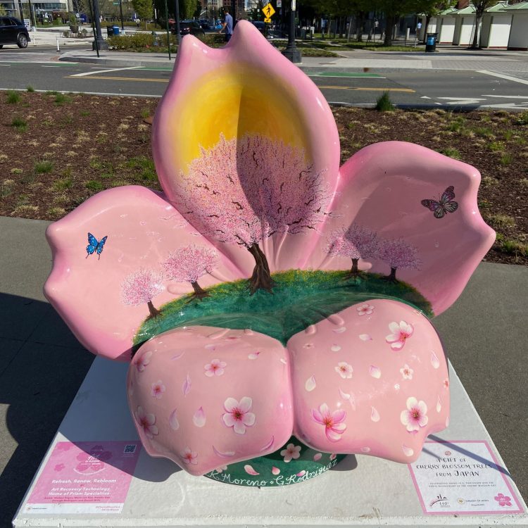 Art in Bloom in DC Navy Yard