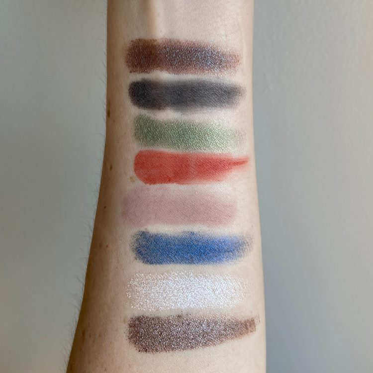 Upside Down eyeshadow palette swatches