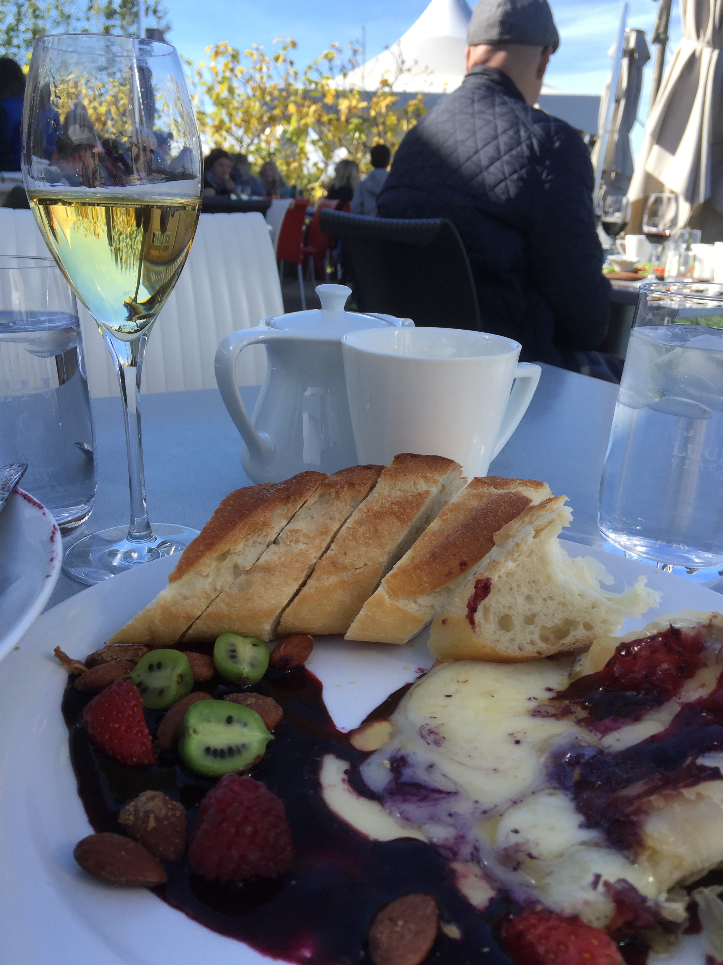Baked brie was fabulous