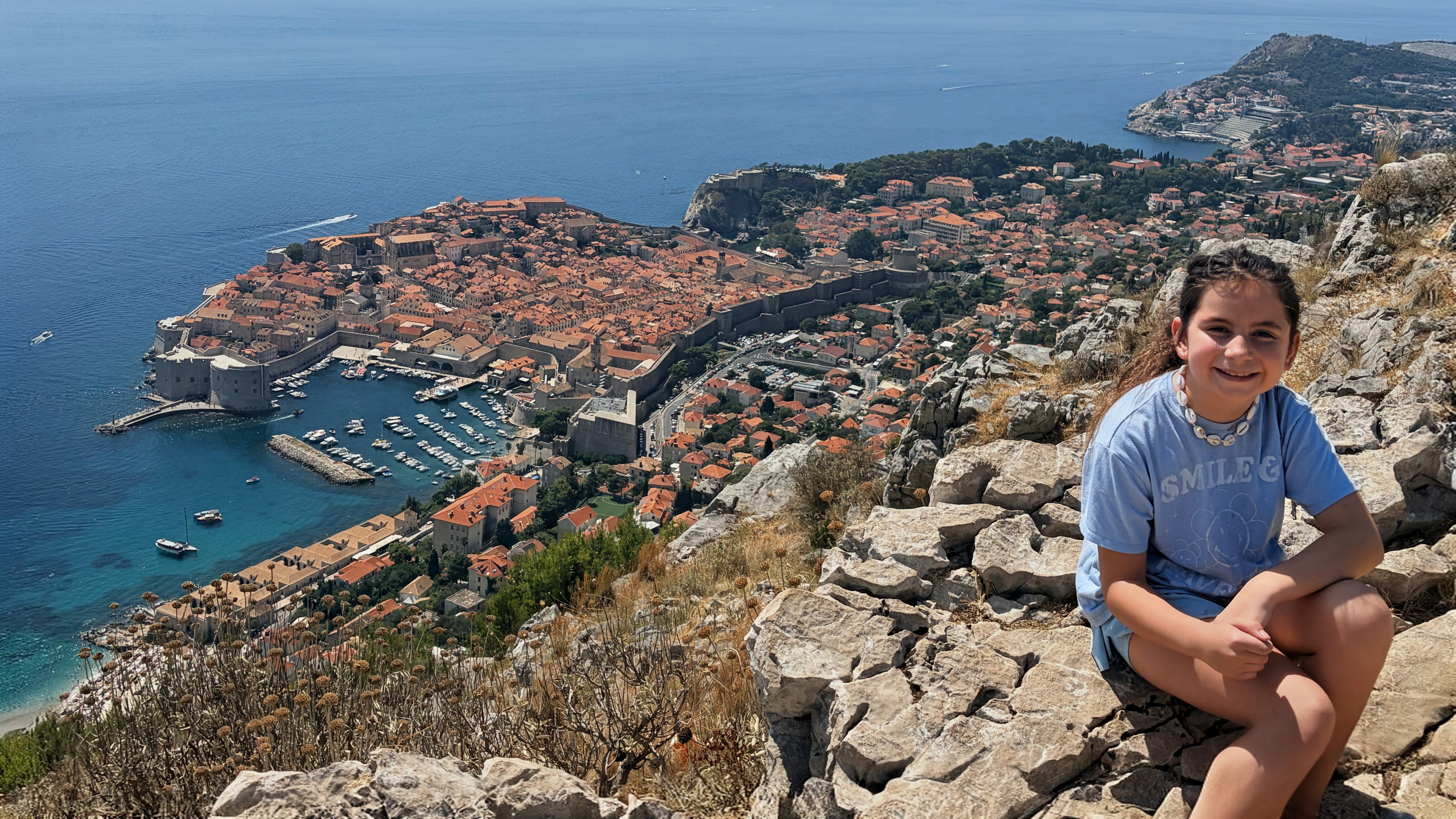The Croatian coastline