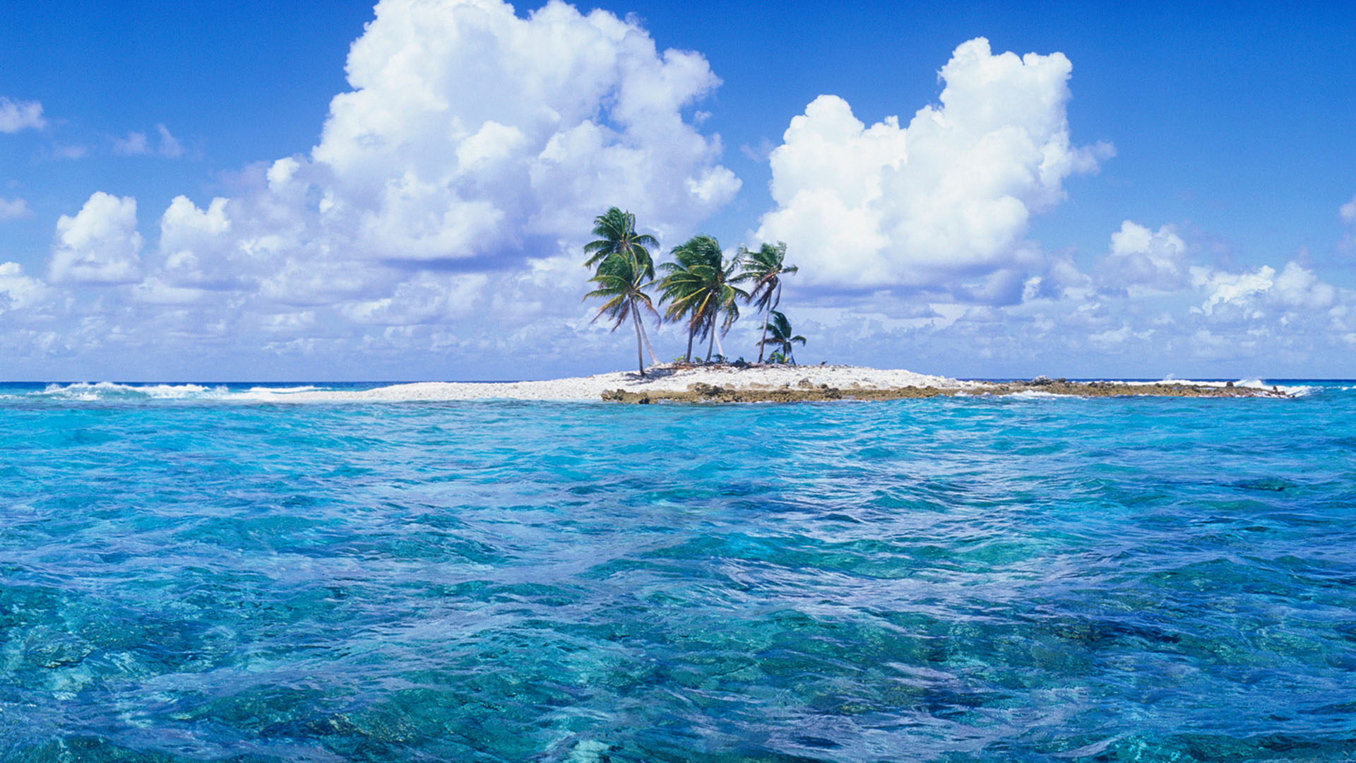 Islet in Funafuti Lagoon, Tuvalu