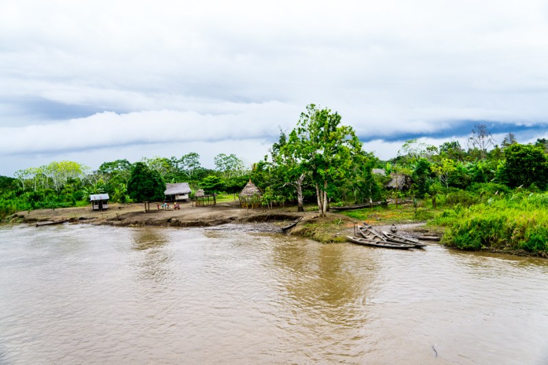 Home along the River in the Amazon Basin of Peru