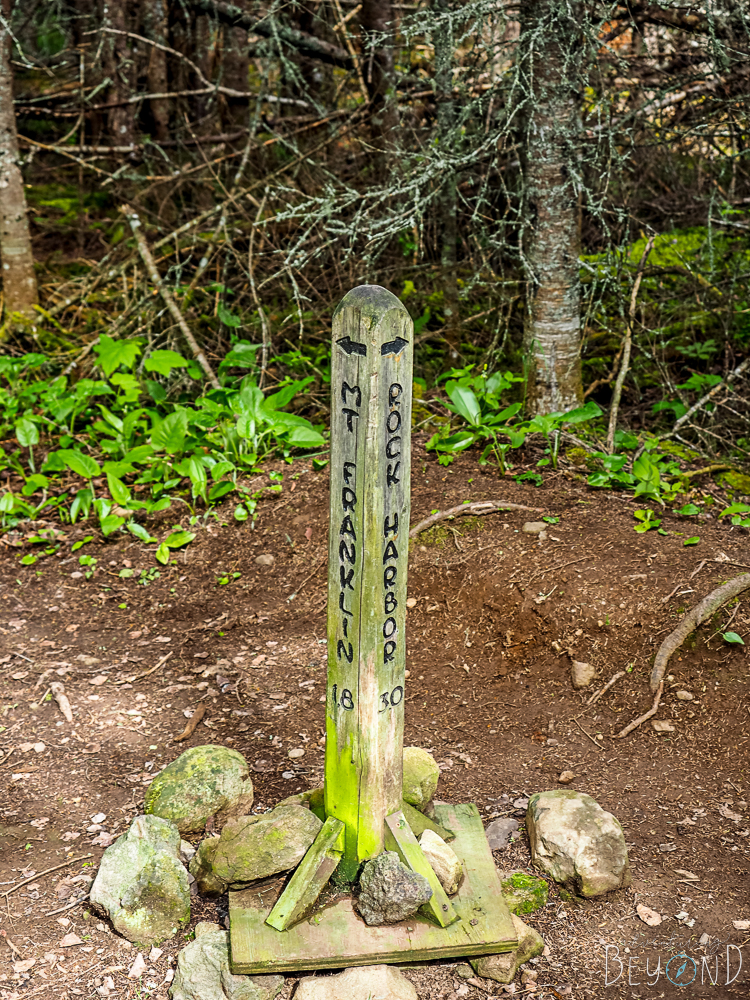 Mount Franklin Trail Marker