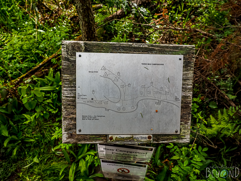 Three Mile Campground Map
