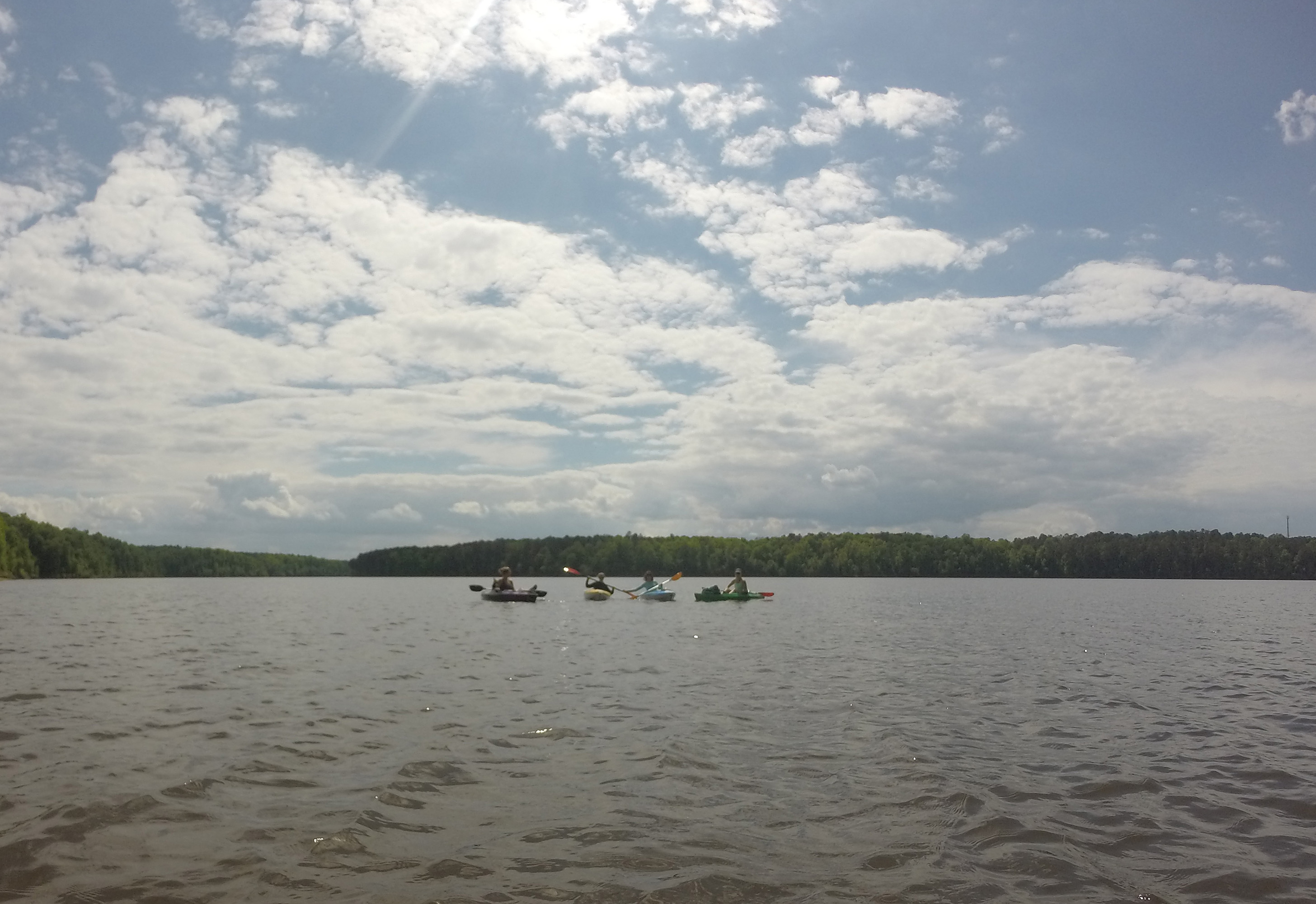 Group shot at the end of the day