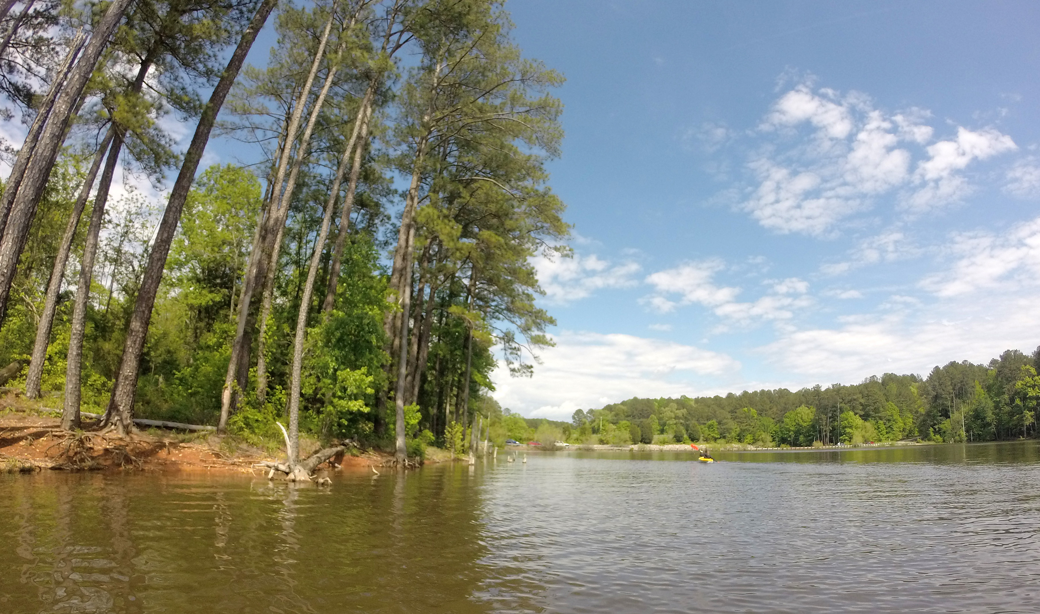 Launch location is just around the bend