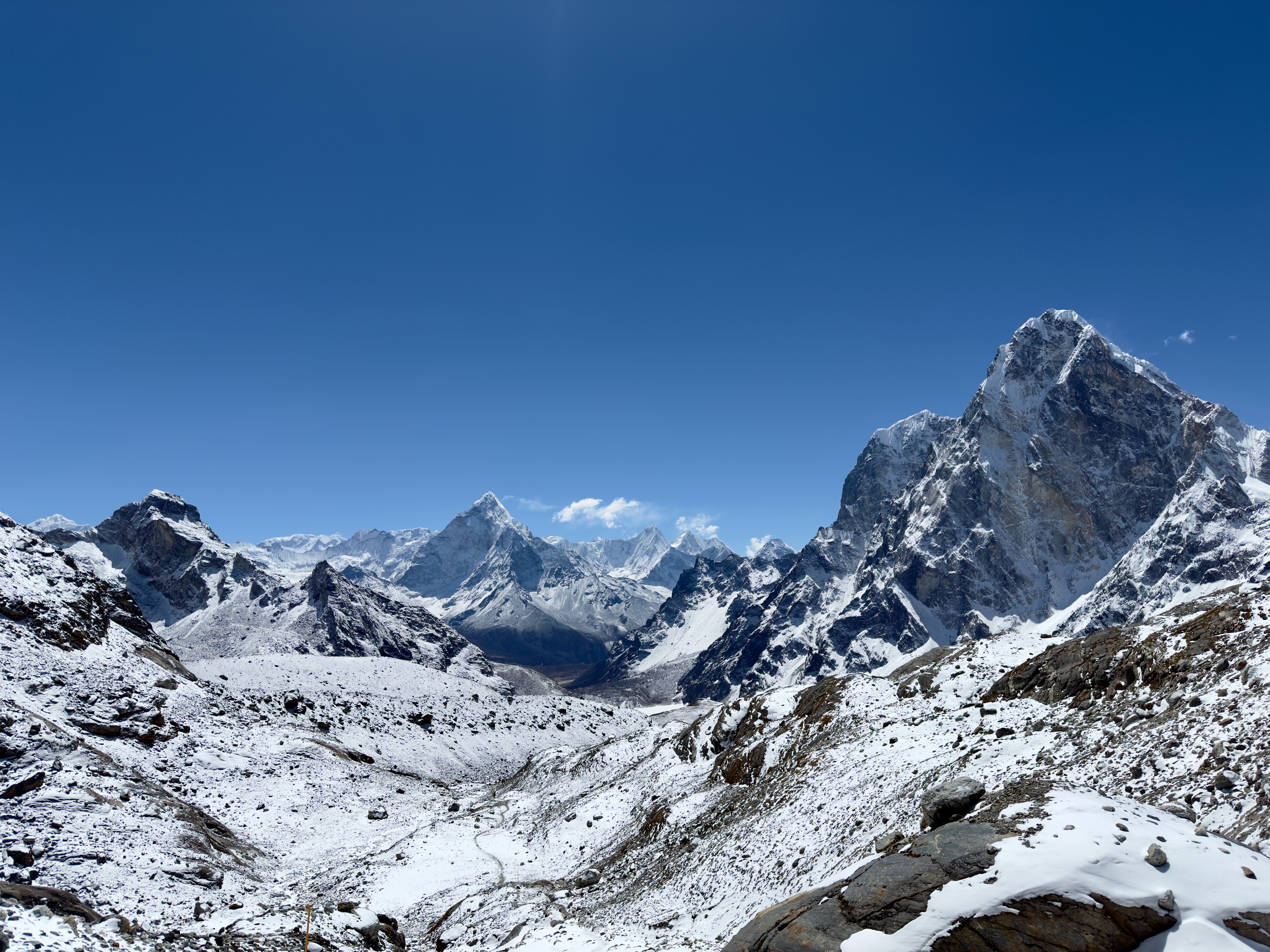 A view of the Nepali Himalayas