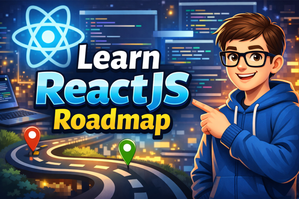 Learn ReactJS Roadmap Complete Beginner To Advanced Guide 2026 Learn ReactJS Roadmap 1024x683 