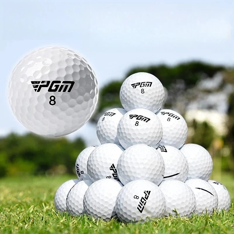 10pcs Golf Practice Range Special Double Layered Balls Strap Aiming Line High Rebound Long Distance Low Inverted Spin Q031