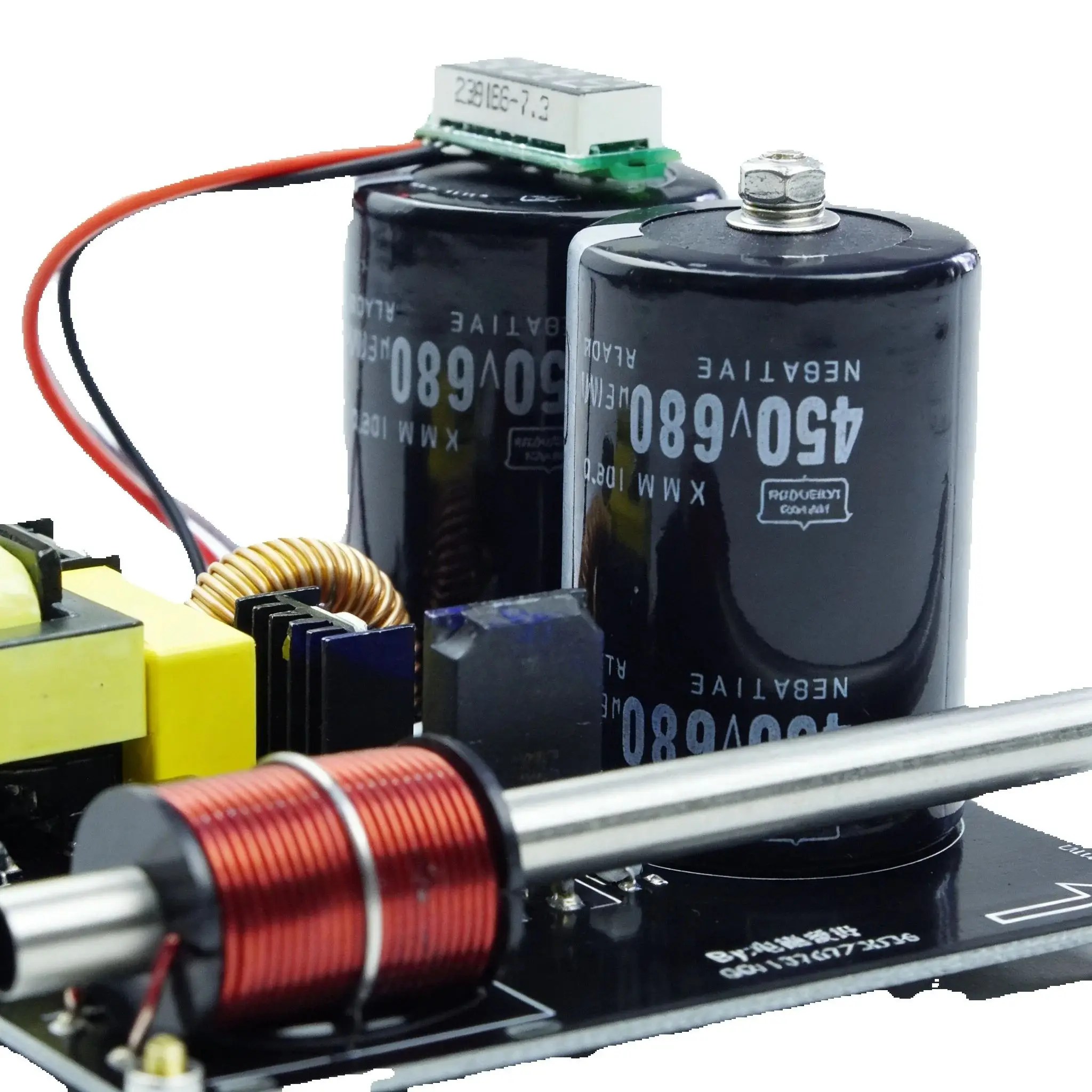 High voltage electromagnetic gun simple single stage coil DIY kit