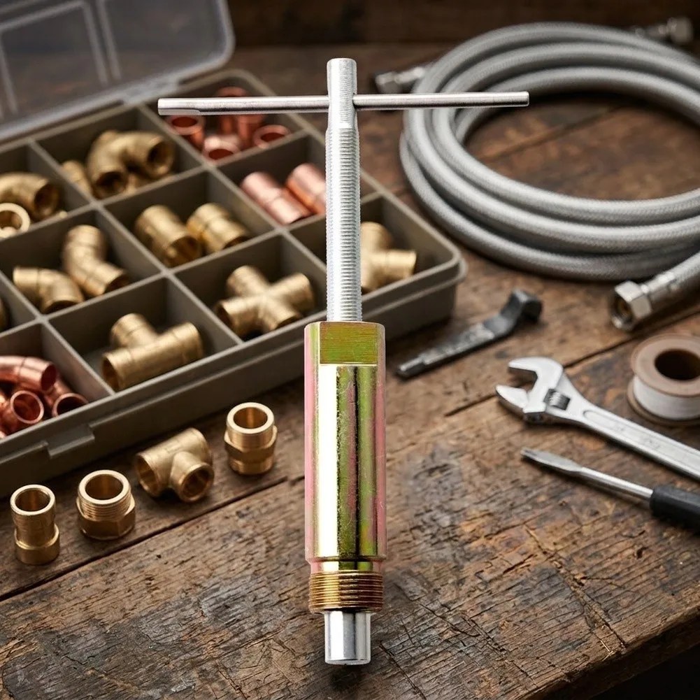 1/2 Inch Compression Ring Puller for Use with Standard Plumbing Fittings on Dishwasher Sink and Toilet Supply Lines