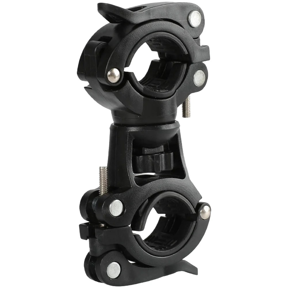 Rotatable Bike Light Mount Supporting 360 Degree Angle Adjustment for Enhanced Night Riding Visibility and Control