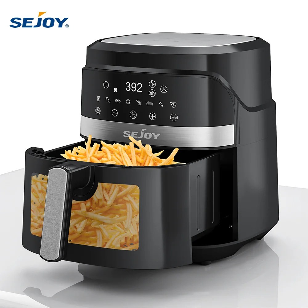 8-in-1 Heißluftfritteuse 6 Qt, Premium-Keramikbeschichtung, Präzise Erwärmung für Gleichmäßige Ergebnisse, Luftfrittieren, Braten, Backen, Grillen, Gefrieren, Gärten, 120V 8-in-1 Heißluftfritteuse 6 Qt, Premium-Keramikbeschichtung, Präzise Erwärmung für Gleichmäßige Ergebnisse, Luftfrittieren, Braten, Backen, Grillen, Gefrieren, Gärten, 120V