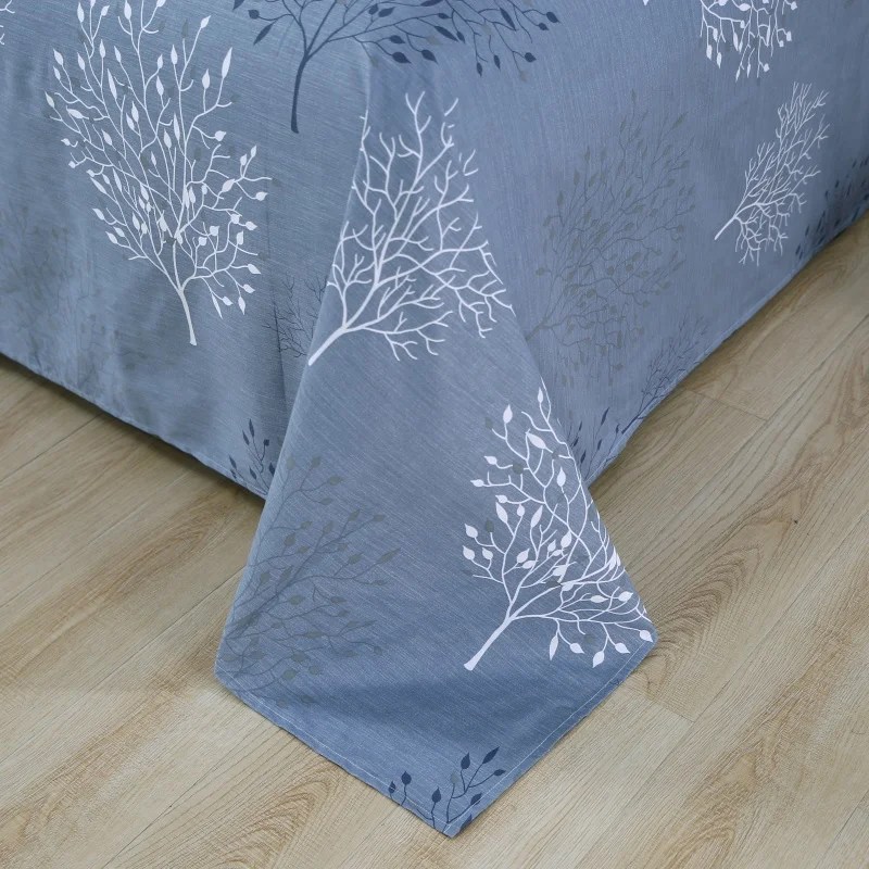 1Pc Thick Cotton Flat Sheet High Quality Printing Bed Sheet Various Sizes Can Be Customized