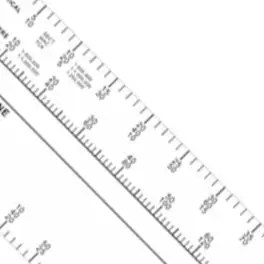CnP-3 Foldable Navigation Slide Rule Flight Drawing Ruler Protractor Electronic Scale For Aviation Chart Measurement Tool
