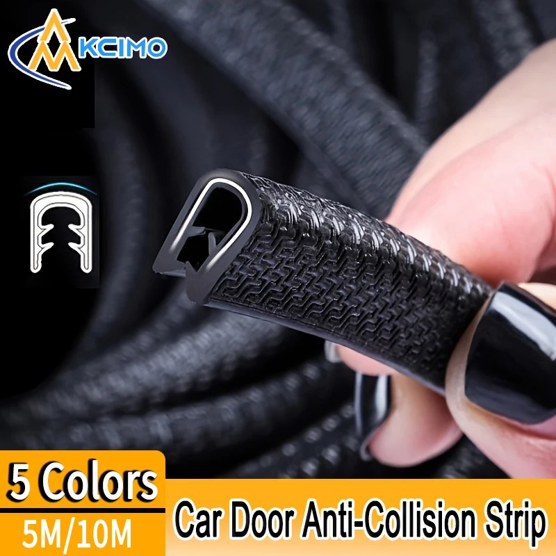 Kcimo 5/10M Universal Car Door Edge Protector Guard U Shape Edge Seal Strip Auto Door Protector Car-styling Accessories