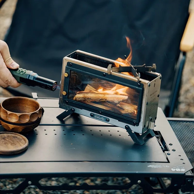 Mini Edelstahl Herd Outdoor Camping Tragbare Falten Brennholz Heizung Kochen Wasser Haushalt Herd Tourismus Camping Wandern Mini Edelstahl Herd Outdoor Camping Tragbare Falten Brennholz Heizung Kochen Wasser Haushalt Herd Tourismus Camping Wandern