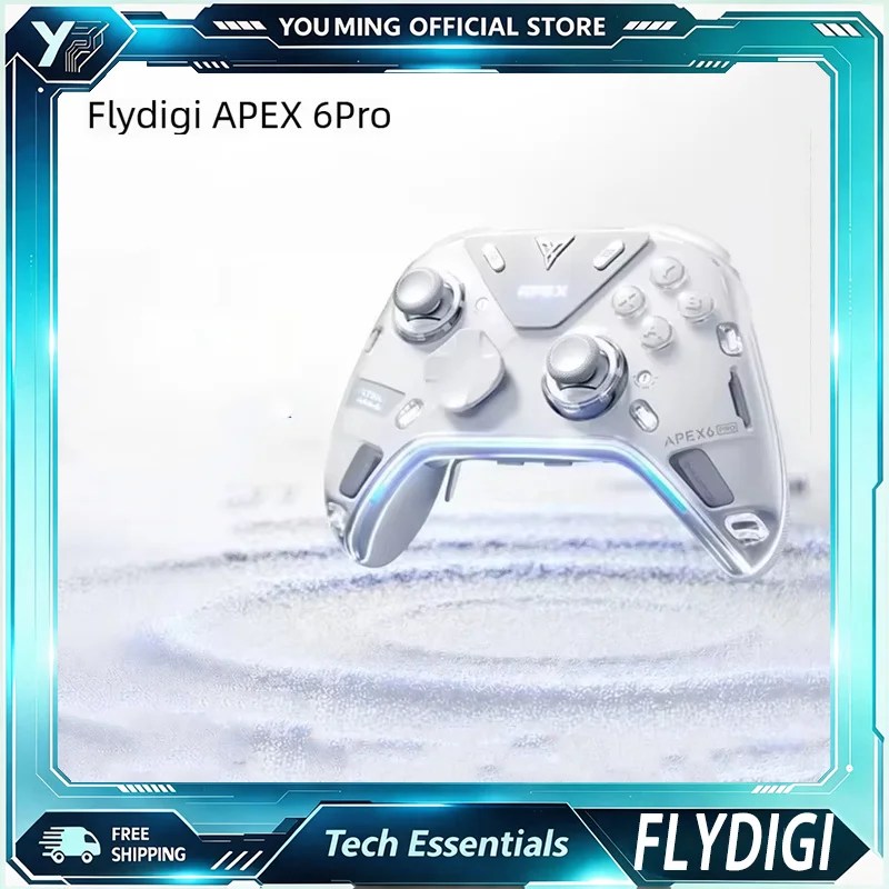Flydigi APEX 6 Pro Wireless Elite Controller, Bluetooth, Tactile Feedback, XBOX Layout, Compatible PC Steam Switch2 Gaming