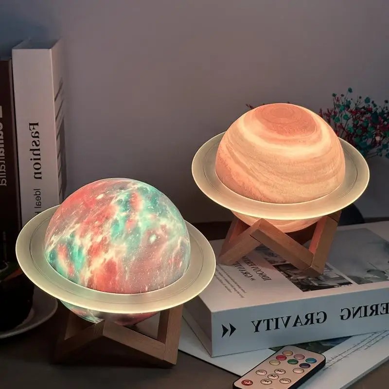Saturn Ring Dream 3D HiFi Light Sculpture Multi-Functional Bluetooth Desktop Home Decor Art Piece